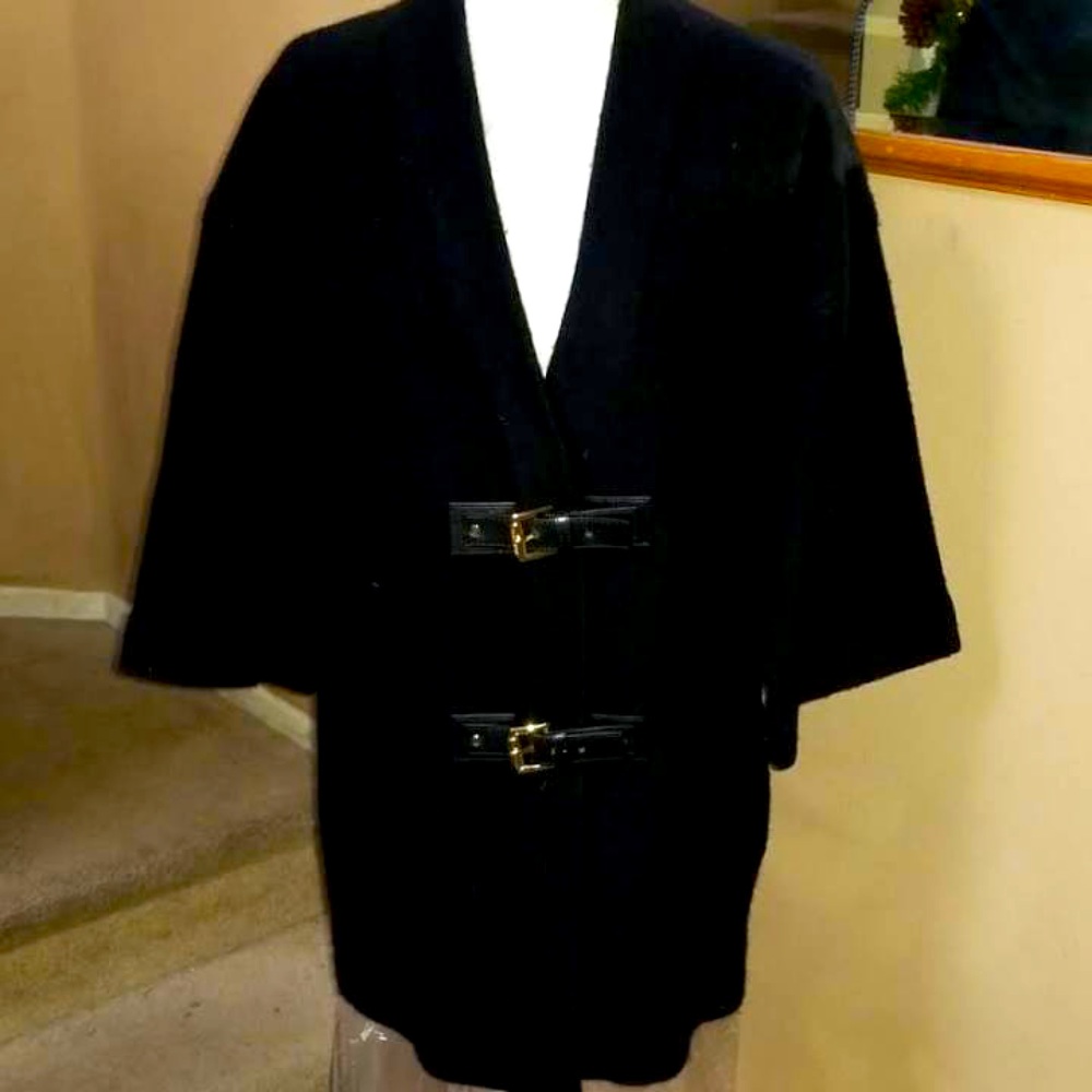 Michael kors sweater cape gold buckles xs - Picture 2 of 6
